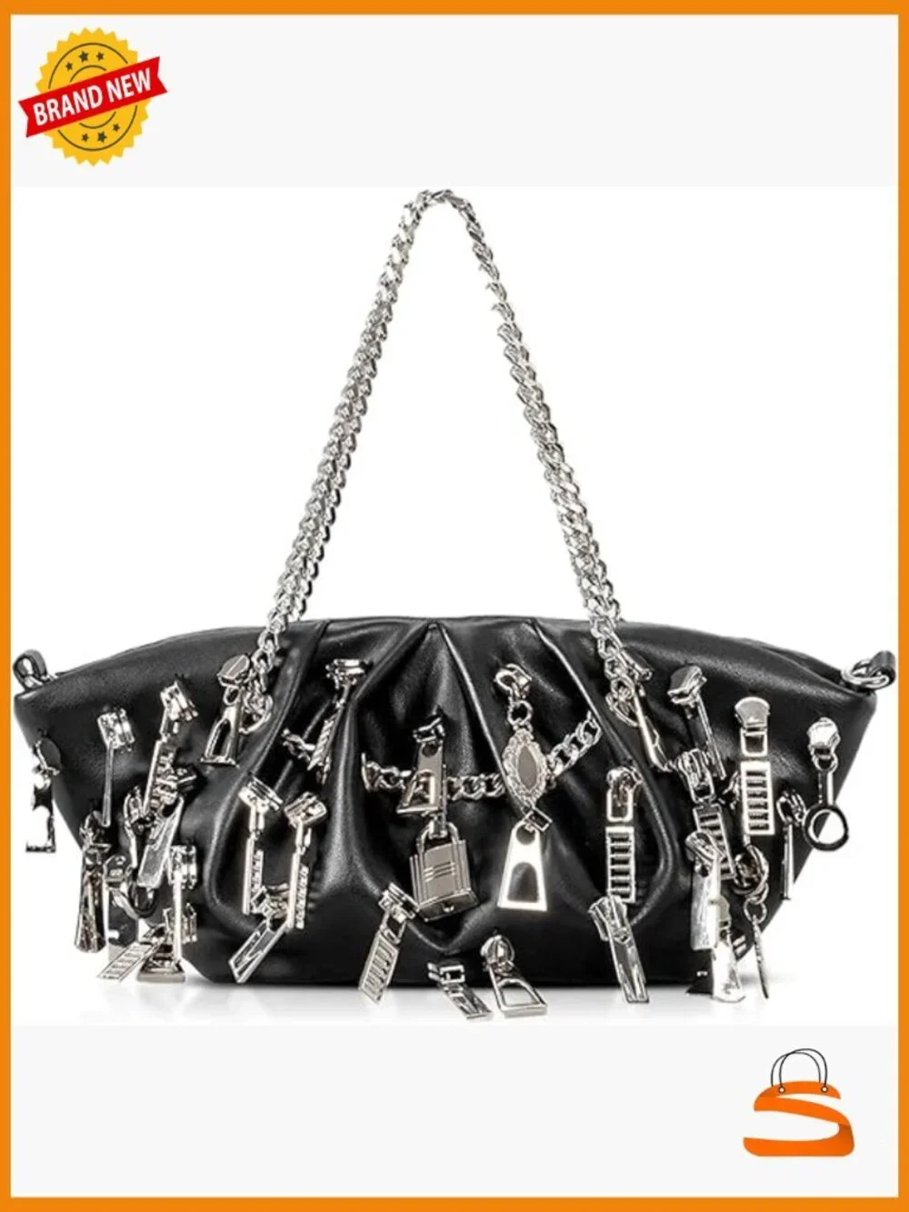 Leather Tote Satchel Crossbody Bag Work Travel Wedding